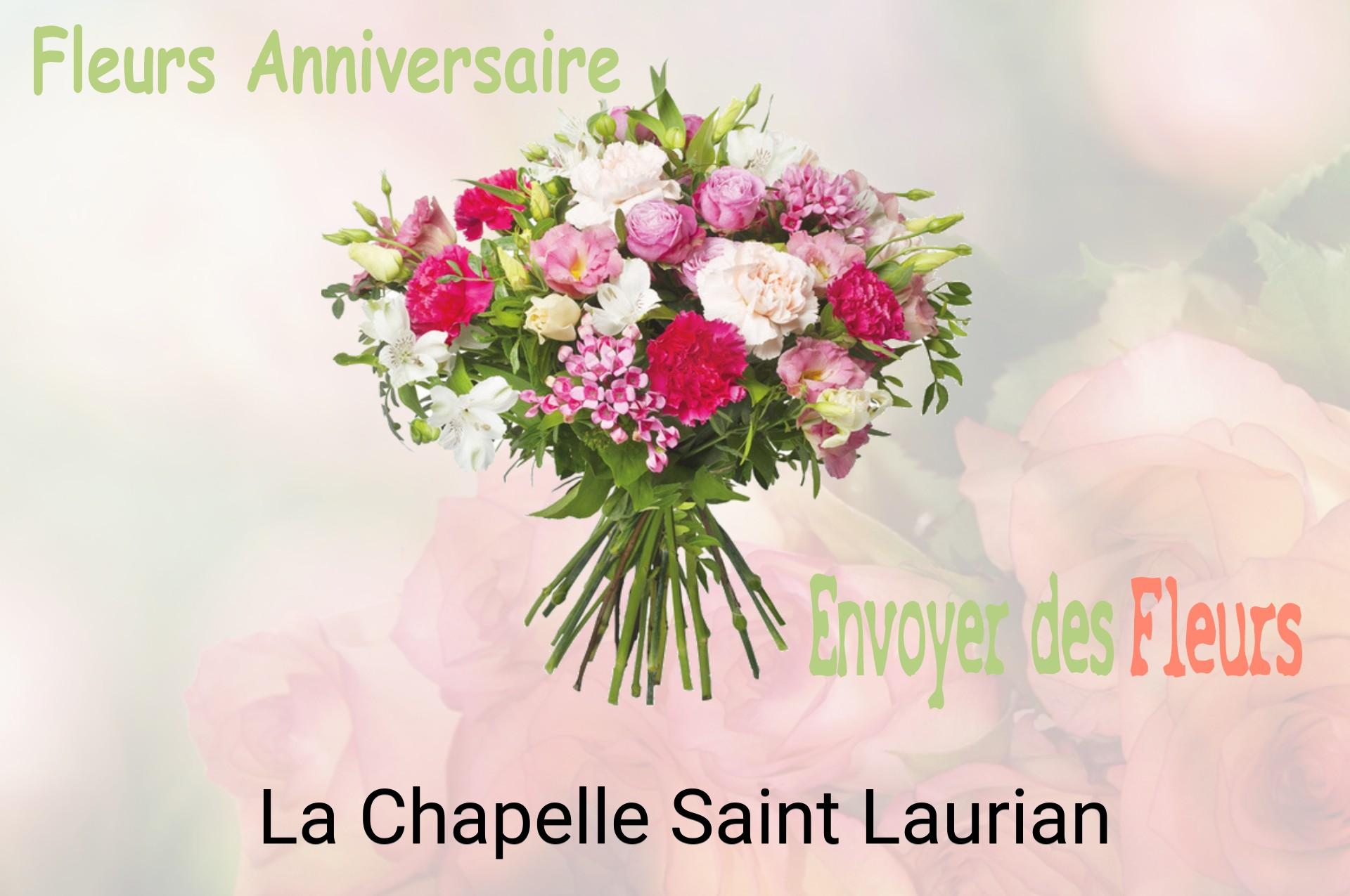 Bouquet de fleurs d’anniversaire livré à La Chapelle-Saint-Laurian