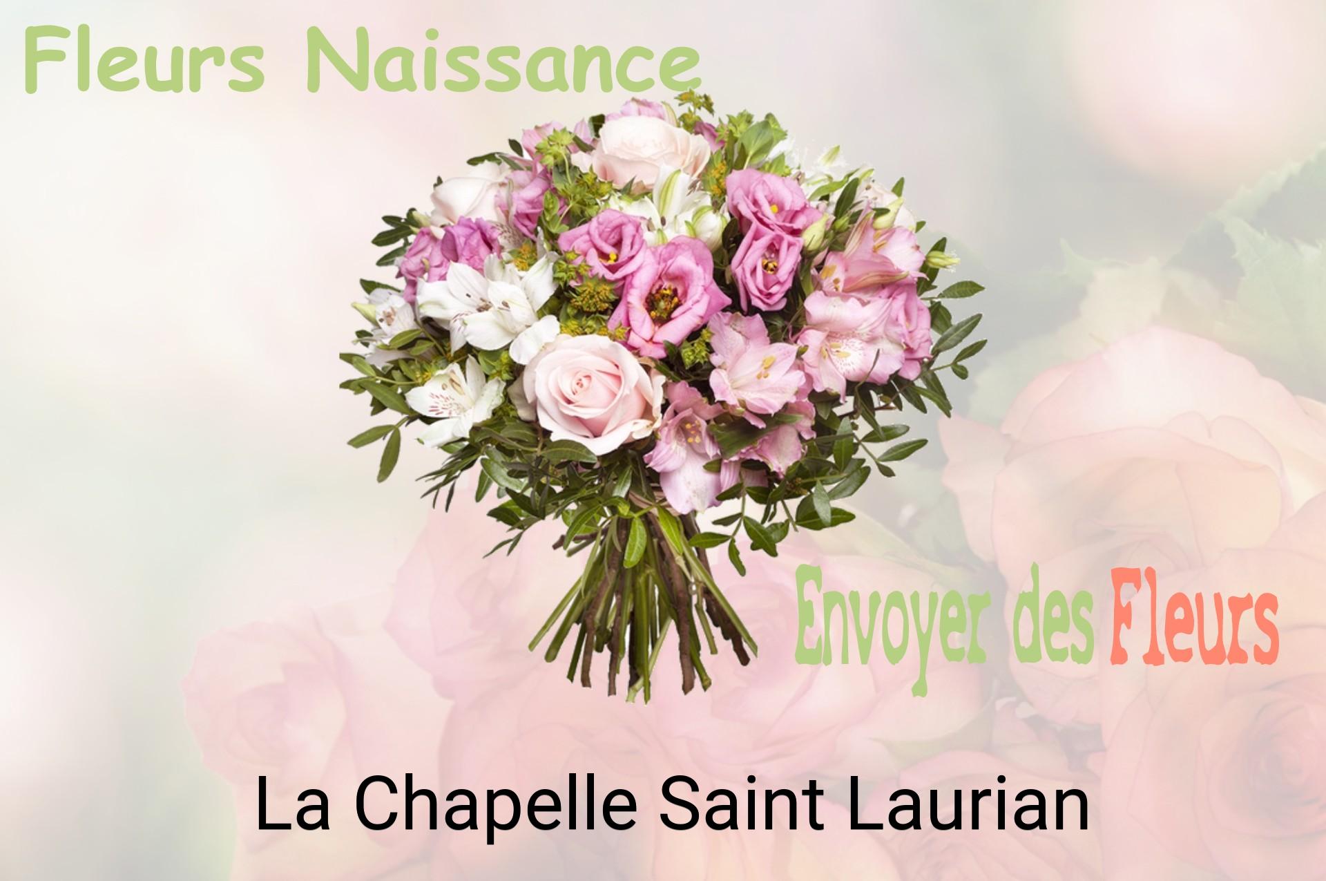 Bouquet de fleurs de naissance livré à La Chapelle-Saint-Laurian